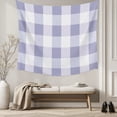 thumbnail image 5 of Purple Plaid Tapestry for Bedroom Wall Hanging Tapestry, Spring Summer Farmhouse Buffalo Checkered Ceiling Backdrop Tapestries Poster Blanket Wall Decor for Teens Room Living Room Dorm 39" x 59", 5 of 8
