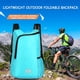 thumbnail image 5 of Mochila Para Acampar Mochila de nailon para acampar impermeable plegable para actividades al aire libre (azul lago) Tmvgtek Para Estrenar, 5 of 6