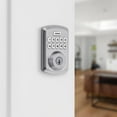 thumbnail image 3 of Weiser Powerbolt 3 Satin Chrome Keyless Entry Door Lock/Deadbolt Lock, 10-Button Keypad Door Lock with Auto Lock and 12-Month Battery Life, Electronic Door Locks for Front Door, H, 3 of 11