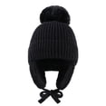 thumbnail image 2 of UDIYO Baby Beanie hat Toddler boy Girl hat Kids Winter hat Knit Bean hat Winter Ear Cup Cap for 1-5 Years Old, 2 of 7