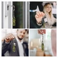 thumbnail image 7 of Goofa Lemon Fruits Flowers Leaves Printed Rectangular Metal Keychain Bag Charm Floral Charm for Purse Keys Metal Keyring Gift for Women Accessories, 7 of 7
