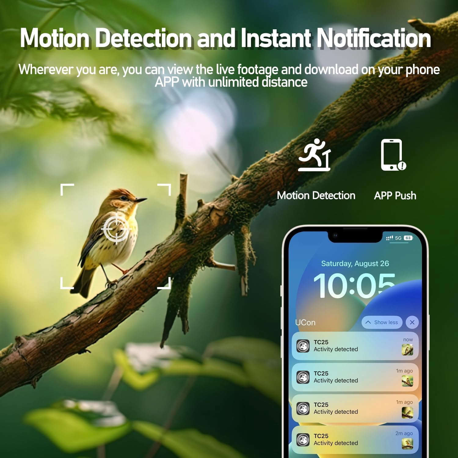 GMOX 4G LTE Cellular Solar Trail Camera, Wireless Game Hunting Camera with 10400mAh Battery, 950nm No Glow Night Vision, IP66 Waterproof, Camouflage