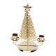 thumbnail image 1 of Candelabro en forma de árbol de Navidad, soporte de vela de Metal, decoración de mesa para el hogar, para fiestas navideñas, 1 of 8
