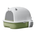 thumbnail image 4 of GROWTH TANK Cat Litter Box, Pet Litter Box with Lid, Pet Accessories, , Closed Litter Green, 4 of 9