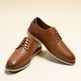 thumbnail image 7 of BURUDANI Mens Casual Round Toe Classic Lace-up Oxford Shoes, 7 of 7