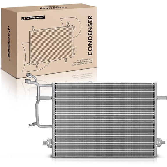 A-Premium Air Conditioning A/C Condenser Compatible with Audi A6 1998-2004, A6 Quattro 1998-2004, 2.8L 3.0L, Replace# 4972, 4B0260401F