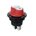 thumbnail image 1 of TFixol High-Capacity 100A Marine Battery Disconnect Switch for Cars, Trucks, RVs, and Boats - Brass & Nylon Construction, Leakage Protection, Multiple Current Options (50A/100A/200A/300A), 1 of 5