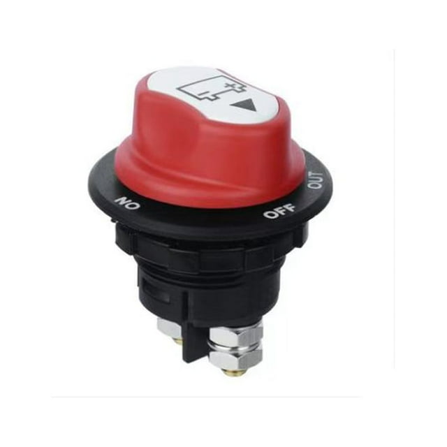TFixol High-Capacity 100A Marine Battery Disconnect Switch for Cars, Trucks, RVs, and Boats - Brass & Nylon Construction, Leakage Protection, Multiple Current Options (50A/100A/200A/300A)