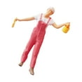 thumbnail image 1 of serony 1:87 Miniature People Figurines for Scene Layout Accessories Pink, 1 of 9
