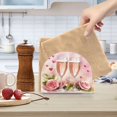 thumbnail image 5 of Glasses Roses Napkin Holders for Tables Napkin Stand Paper Holder Organizer Tabletop Tissue Box Dispenser, 5 of 8
