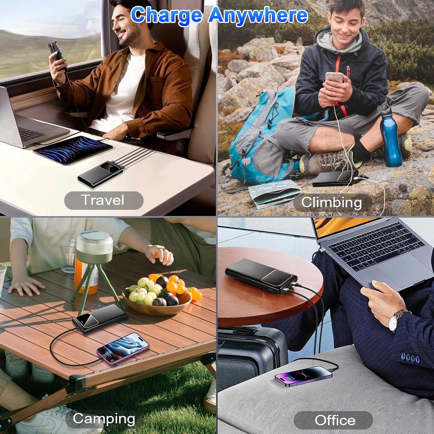 Btootos 20000mAh Power Bank – 22.5W Fast Charging with USB-C & USB-A photo 7