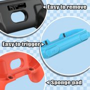 2 Pack Controller Grips for N-Switch 2 Joy-Con Controllers,Switch 2 Accessories Protective Handheld Holder, Red/Blue