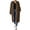 Brown-06, variant on Perfectbot Women's Full Zip Maxi Length Hooded Sweatshirt Coat, Oversized Drop Shoulder Long Hoodie Duster Jacket