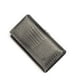 thumbnail image 2 of Qarigey Cartera larga de cuero con cierre de cremallera, bolsillo para monedas, monedero para almacenamiento de dinero, tarjetero de crédito y Carteras Plata, 2 of 6