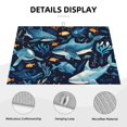 thumbnail image 3 of Balery Playful Whales Underwater Scene Alfombrilla de Secado para Cocina, 18x24 Pulgadas, Súper Absorbente para Platos y Encimeras, 3 of 7