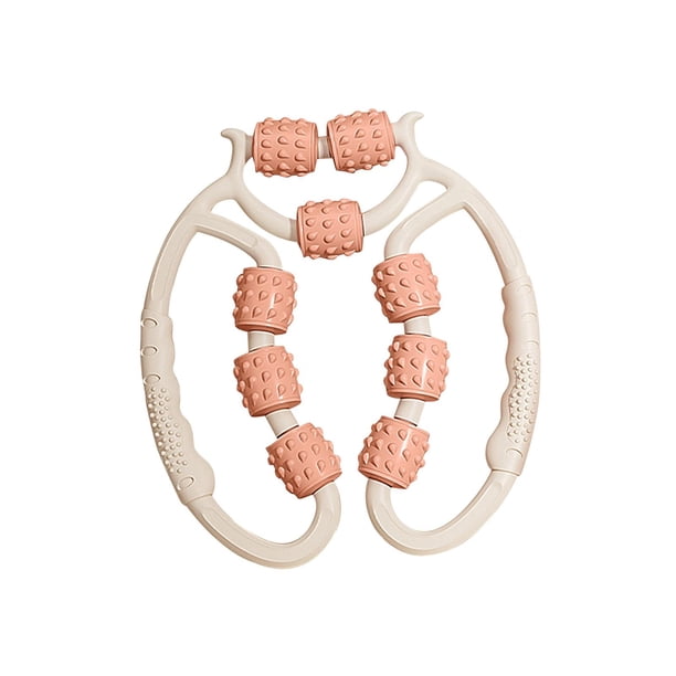 Rodillo muscular para piernas, rodillo para celulitis de muslo, herramienta Manual para relajar los músculos, equipo para brazos Naranja Yuyangstore Rodillo muscular para piernas