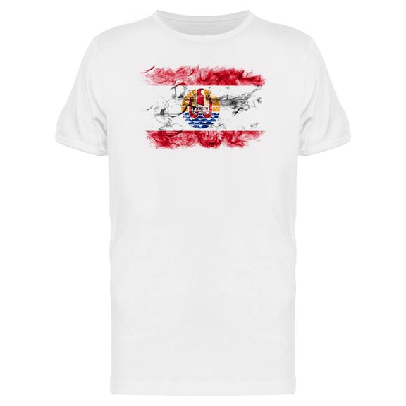 French Polynesia Smoky Flag Tee Men's -Image by Shutterstock