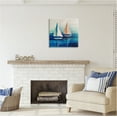 thumbnail image 3 of Stupell Industries Two Boats Abstraction Transportation Painting Gallery Wrapped Canvas Art Print Wall Art, 24 x 24, 3 of 8