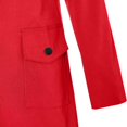 thumbnail image 6 of GEWSEY Rain Jacket Women Waterproof Lightweight Full Zip Lined Long Raincoat with Hood Outdoor Windbreaker Trench Coat Outerwear (Red, 4XL), 6 of 8