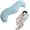 Blue, variant on Body Align Cooling Pillow,Long Hugging Cooling Body Pillow With Removable Washable Cover,Breathable Pea Pod Shape Full Body Support Cooling Pregnancy Pillow For Side Sleepers