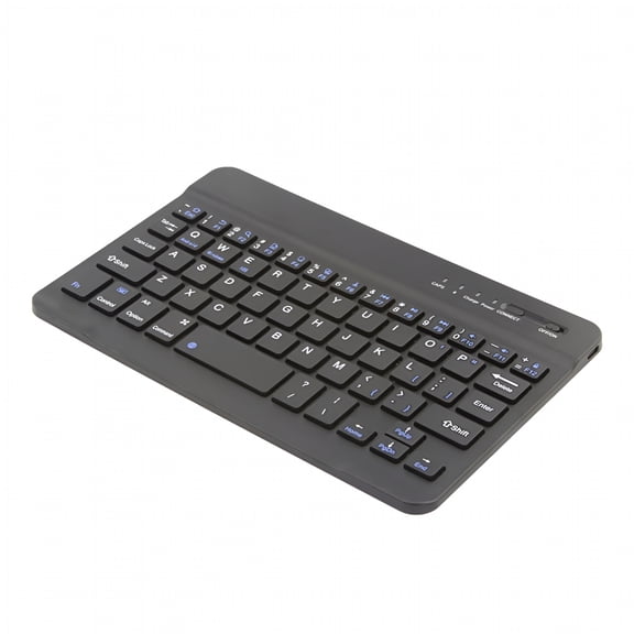 GJX Slim Wireless Bluetooth Keyboard, Full Size QWERTY for Laptop, Tablet & Android, Ultra Thin Portable for Home Office & Travel