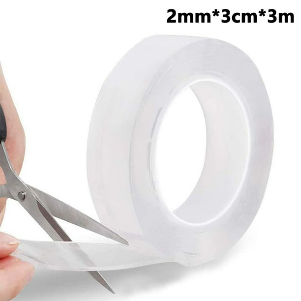 Nano Double Sided Tape Removable Gel Grip Tape Transparent Sticky Tape Reusable Traceless Mounting Adhesive Tape Heavy Duty For Fix Carpet Photo Poster Home Office Car Outdoor Decor Walmart Com Walmart Com