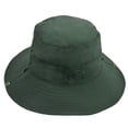 thumbnail image 2 of Men's Bushmaster Sun Protection Floppy Visor Bucket Hat (Green), 2 of 3