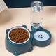 thumbnail image 3 of Cuenco elevado de dos en uno para gatos y perros, con dispensador de agua y comedero inclinado, 3 of 6