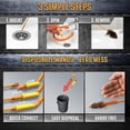 thumbnail image 3 of FlexiSnake Pro Drain Weasel Snake Hair Clog Remover Plumbing Tools, 5 Pack, 3 of 6