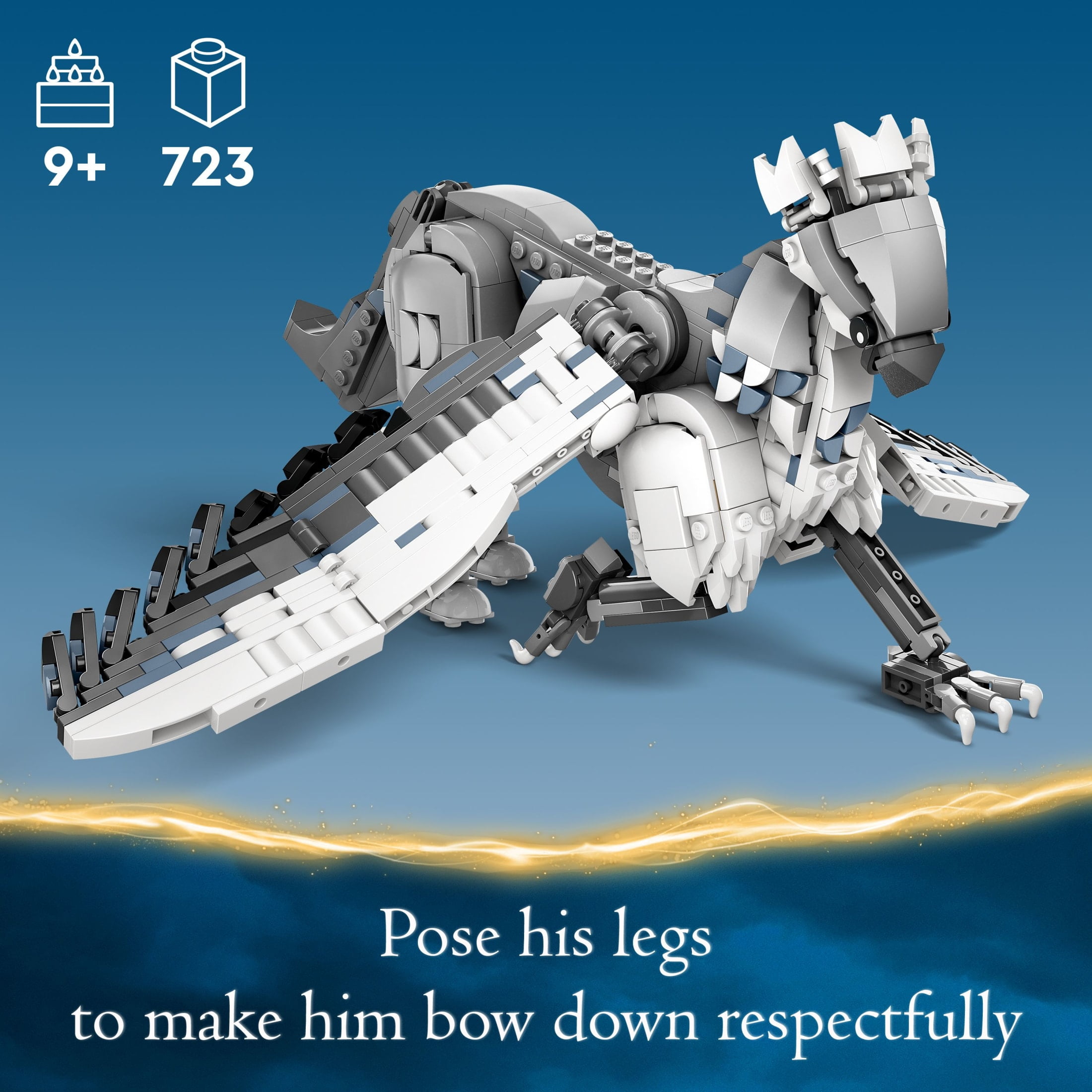 LEGO Harry Potter Buckbeak The Hippogriff Building Toy - Pretend Play or Display Toy for Boys & Girls, Ages 9+ Years - Gift for Birthdays - Collectible Harry Potter Decor - 76427