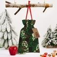 thumbnail image 6 of Fuzoiu Camouflage Skull Print Christmas Gift Bag,Burlap Gift Bag with Drawstring Closure & Hang Tag,Perfect for Holidays, Birthdays, and Special Occasions-Medium, 6 of 7