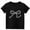 AB28 Black, variant on Girl'S Lightweight Short Sleeve Shirts Kids Summer Tops Crewneck Bow Print Tees Navy Size 9-10 Years