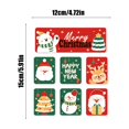 thumbnail image 3 of Fiudx Ofertas relámpago Pegatinas navideñas para refrigerador con ventosa magnética, decoración tridimensional para refrigerador con imán de Papá Noel, 3 of 6