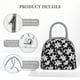 thumbnail image 4 of Easygdp Lilies Flowers Bolsa de Almuerzo Insulada Grande, Forro de Aluminio, Diseño Espacioso, a Prueba de Fugas, Ideal para Trabajo, Picnics, Viajes y Actividades al Aire Libre, 4 of 6