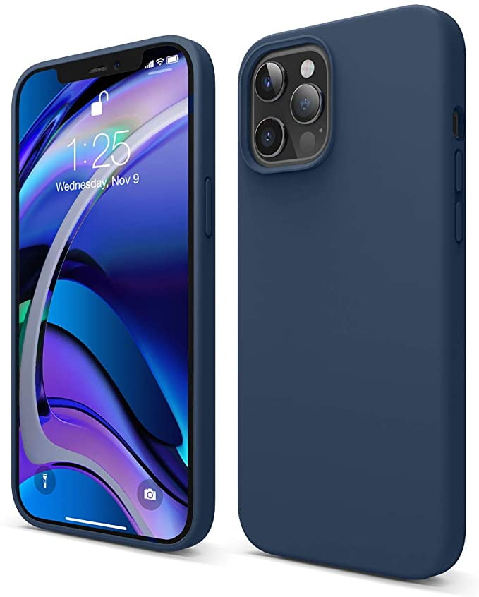 elago Compatible with iPhone 12 Pro Max Case, Liquid Silicone Case for