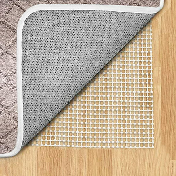 Non Slip Area Rug Pad Safe For Wood, What Rugs Are Safe For Hardwood Floors