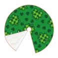 thumbnail image 3 of Bingfone Christmas Tree Skirt Mat Christmas Decoration Interior 30"-St Patrick'S Day5, 3 of 8