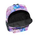 thumbnail image 6 of FORMRS Kids School Backpack with Front Zippered Pocket 12" Student Travel Daypack, Pastel Pink Marble Pattern, 6 of 6