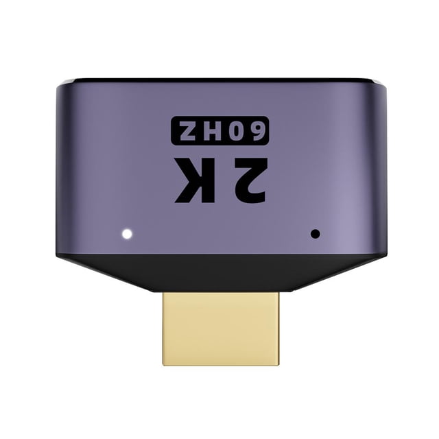 1 a 2 Adaptador Convertidor UHD 2K 60Hz Conector de Video Compatible con HDMI para Escritorio