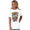 thumbnail image 3 of Betty Boop Biker BBMC Roses Tattoo Women's Graphic T Shirt Tees Brisco Brands L, 3 of 5