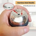 thumbnail image 6 of QHUDLV Egg Puncher, Hard Boiled Egg Peeler, Stainless Steel Egg Piercer for Hard Boiled Eggs with Sturdy Base, Egg Piercer Hard Boiled Egg Peeler Egg Separat, 6 of 9