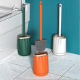 thumbnail image 2 of Soft Silicone Toilet Brush with TPR Head for Bathroom Cleaning No Dead Ends Leak Proof Design Easy to Use and Maintain Hygienic Solution, 2 of 5