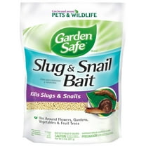 Garden Safe Brand Slug & Snail Bait Granules for Lawns Gardens and Greenhouses, 2 Pounds