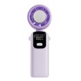 thumbnail image 1 of Toystoory Mini ventilador portátil con pantalla de enfriamiento inteligente para una comodidad personalizada, tres veces más potente Electrodomésticos morados, 1 of 1