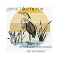 thumbnail image 6 of Great Blue Heron Sweatshirt Bird Lover Long Sleeve Shirt Nature Gift Ideas White XL, 6 of 10