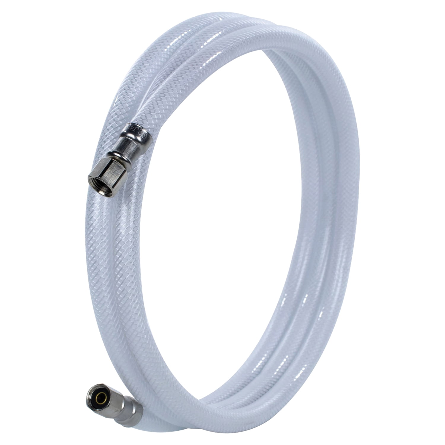Certified Appliance Accessories Ice Maker Water Line, 5 Feet, Polyester-Reinforced PVC, White