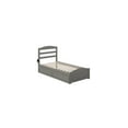 thumbnail image 5 of Platform Bed with Trundle & Charging Station - Twin Size Grey - Slat Kit Included, 5 of 10
