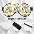 thumbnail image 4 of Naloa Bright Sunflowers Print Sleep Mask for Sleeper, Light Blocking Sleeping Eye Mask for Women Men, Eye Shade with Adjustable Strap for Travel, Nap,Meditation, 4 of 7