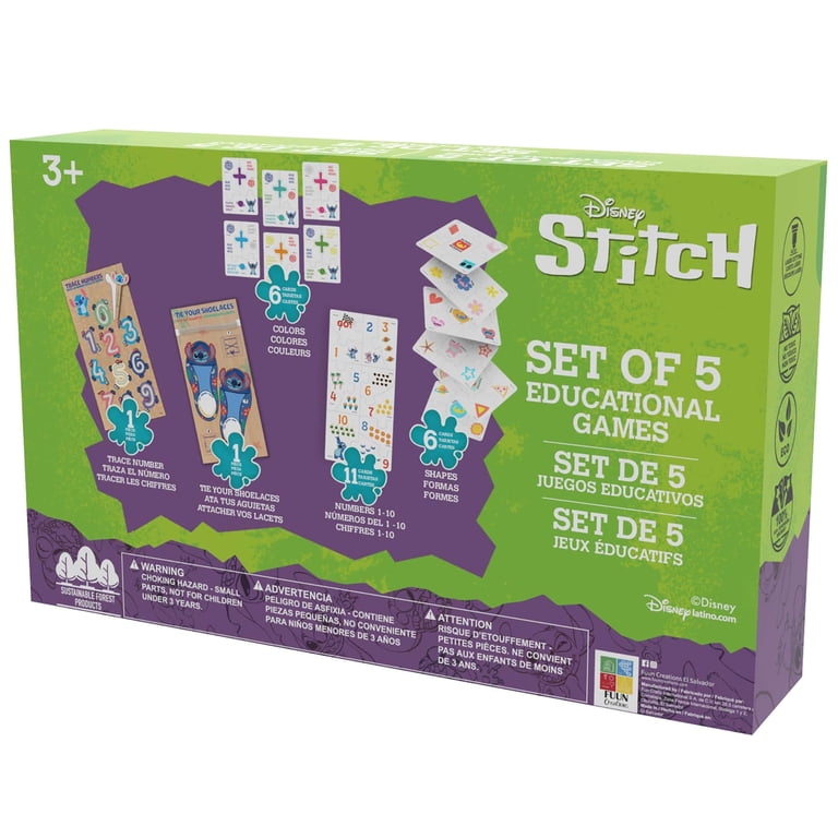 Disney: Stitch Educational Games - Set Of 5 - Play Based Learning