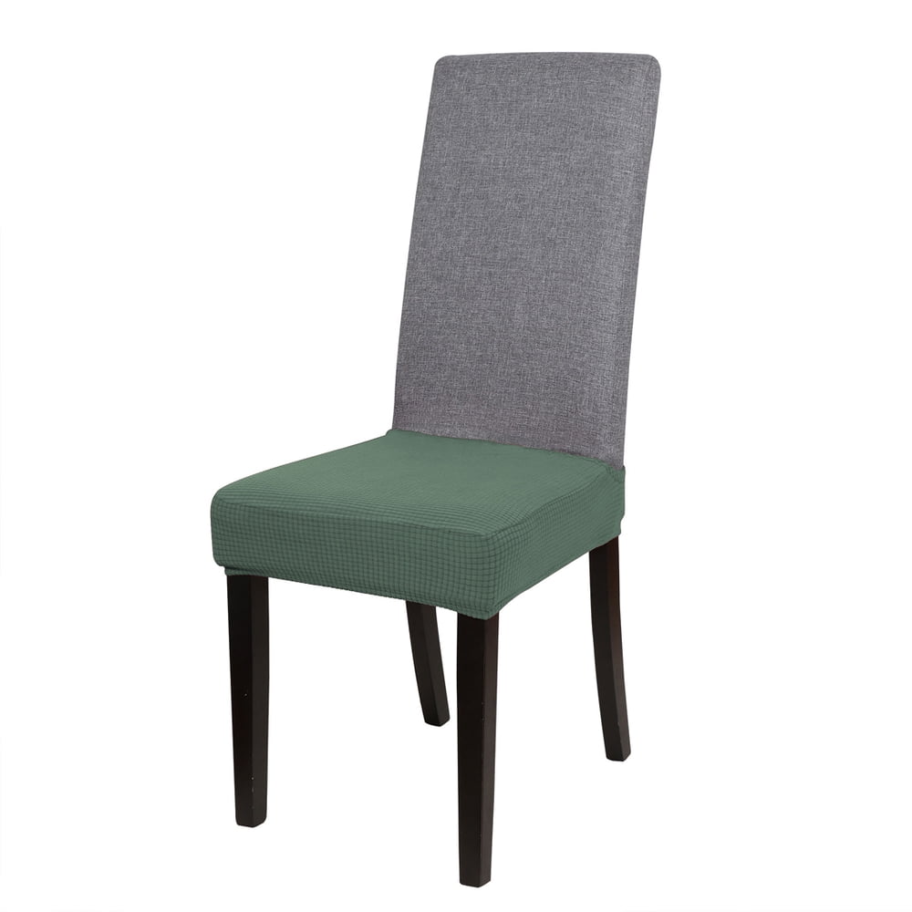 Unique Bargains Removable Stretch Dining Chair Seat Cover Green